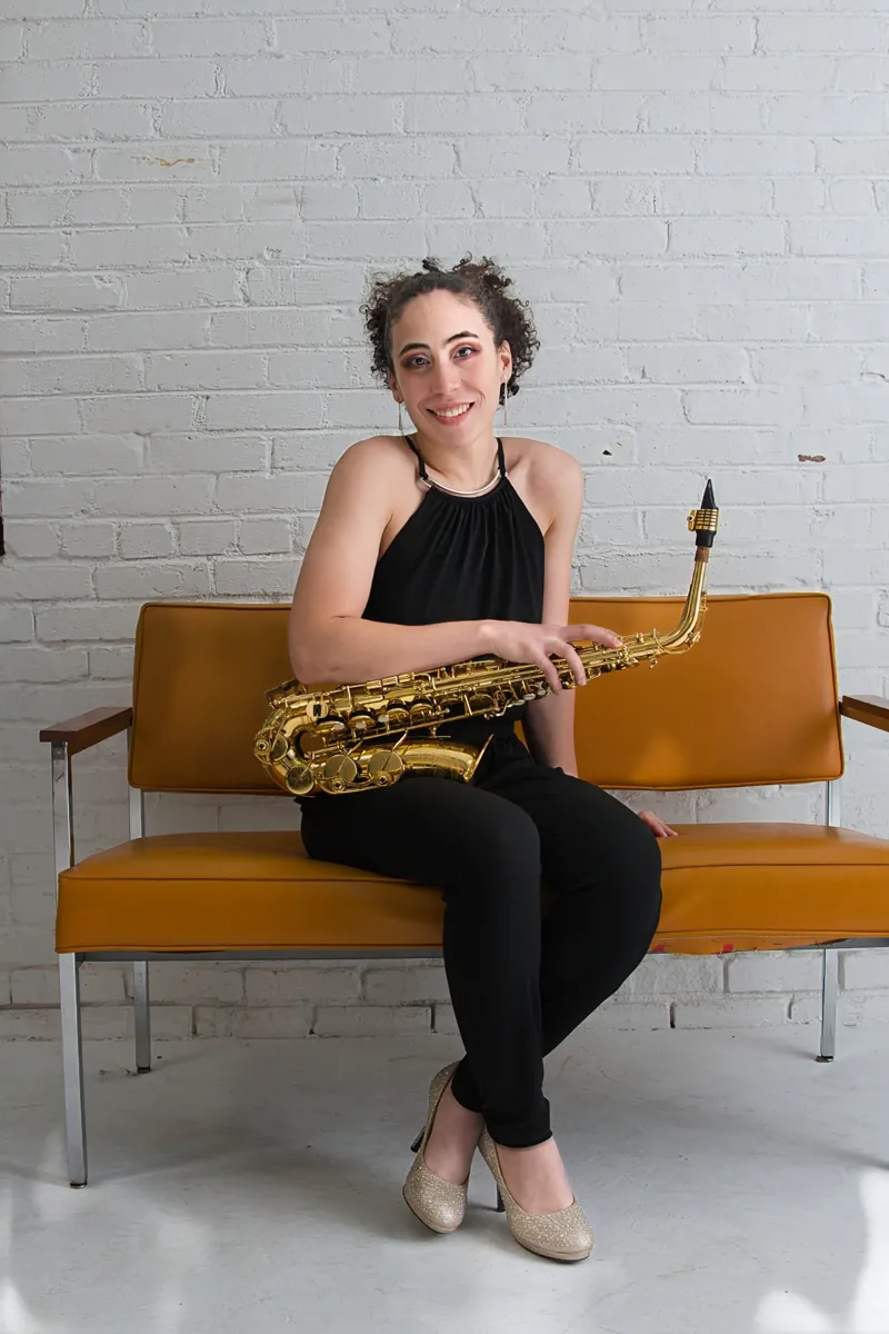 Tiny Pockets saxophonist